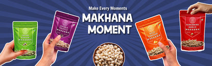 Rooted Delights Screaming Garlic Makhana - 35gm